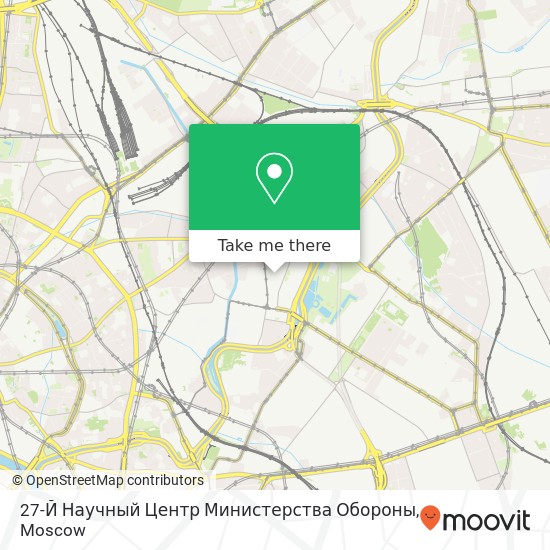 27-Й Научный Центр Министерства Обороны map