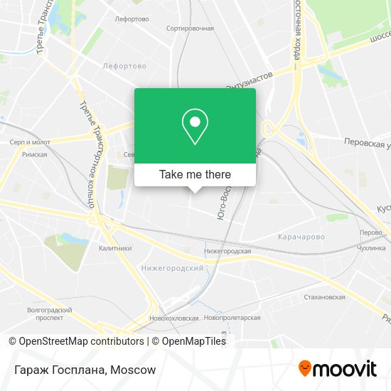 Гараж Госплана map