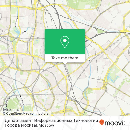 Департамент Информационных Технологий Города Москвы map