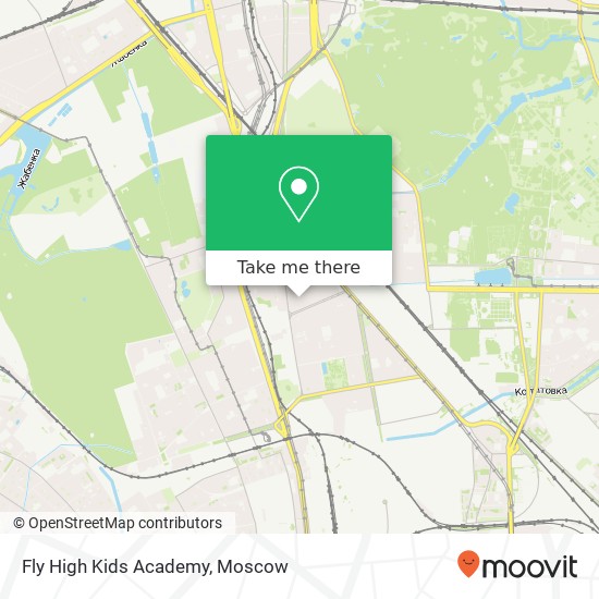 Fly High Kids Academy map