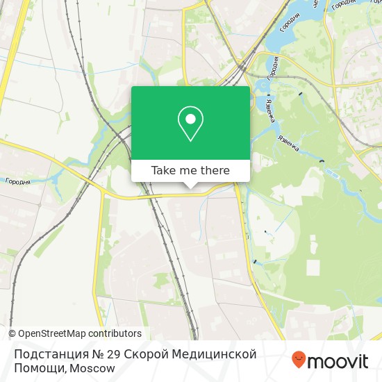 Подстанция № 29 Скорой Медицинской Помощи map