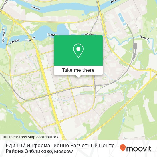 Единый Информационно-Расчетный Центр Района Зябликово map