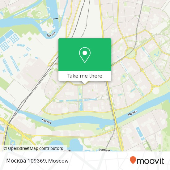 Москва 109369 map