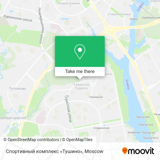 Спортивный комплекс «Тушино» map