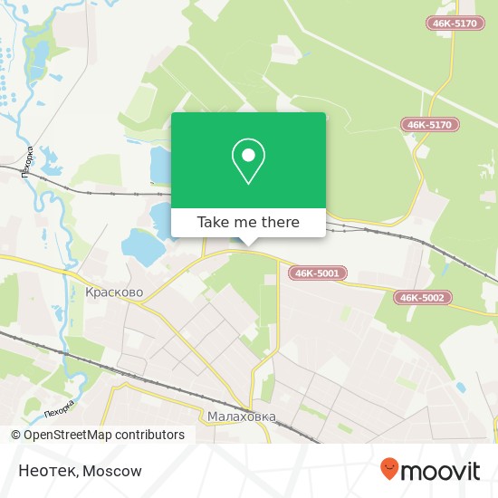 Неотек map