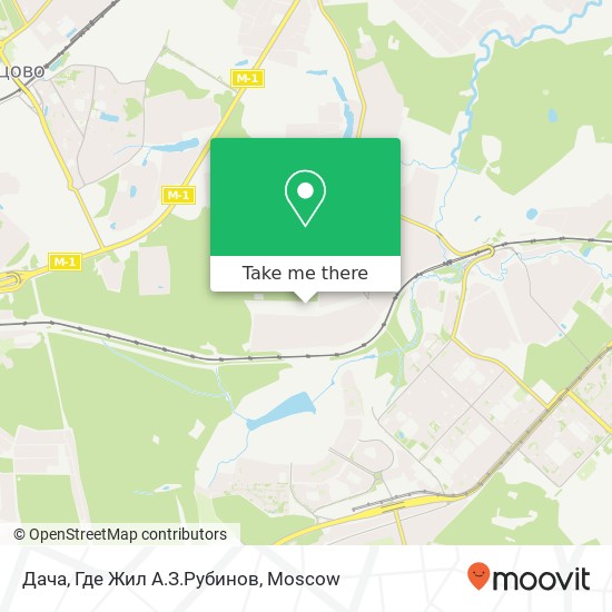 Дача, Где Жил А.З.Рубинов map