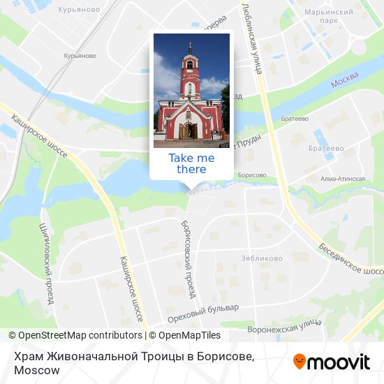 Храм Живоначальной Троицы в Борисове map