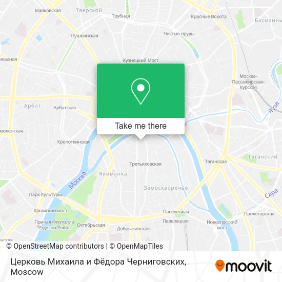 Церковь Михаила и Фёдора Черниговских map