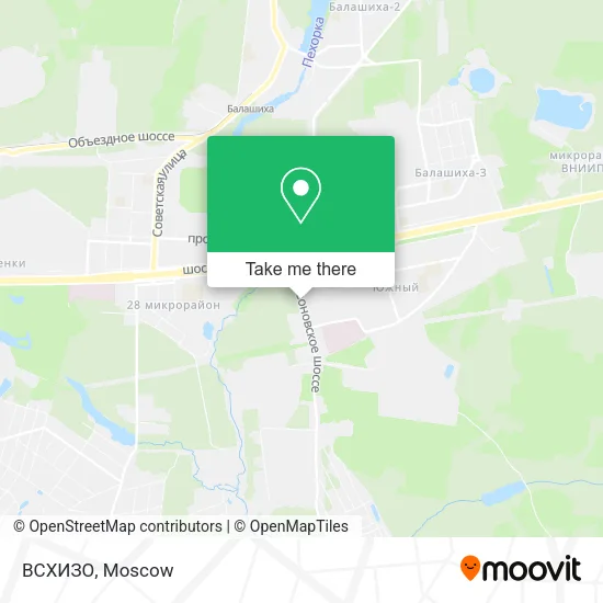 ВСХИЗО map