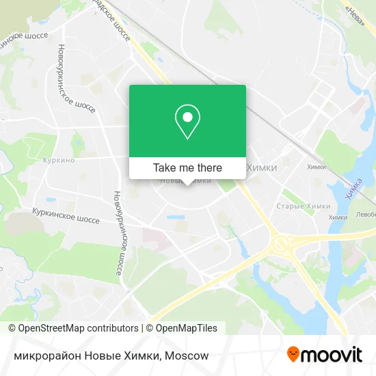 микрорайон Новые Химки map
