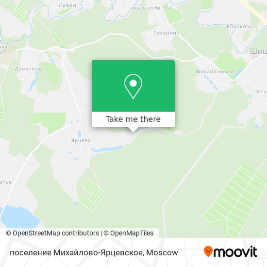 поселение Михайлово-Ярцевское map