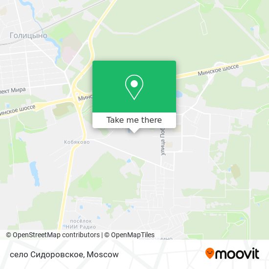 село Сидоровское map