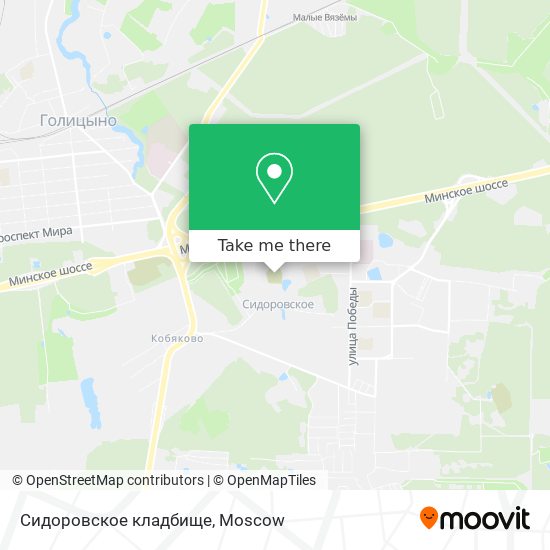 Сидоровское кладбище map