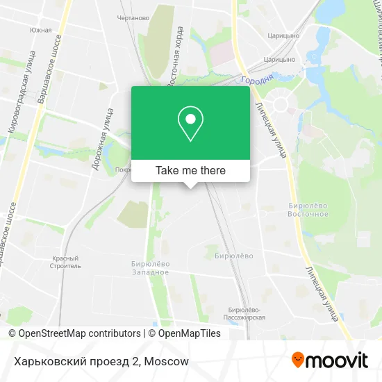 Харьковский проезд 2 map