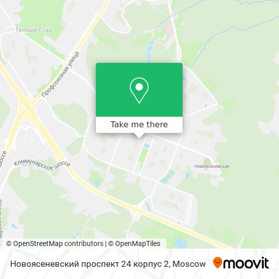 Новоясеневский проспект 24 корпус 2 map