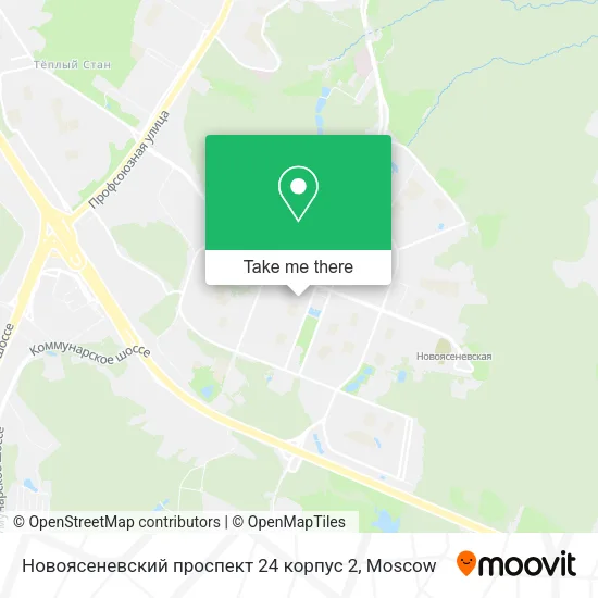 Новоясеневский проспект 24 корпус 2 map
