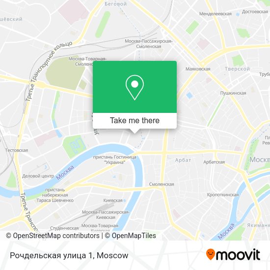 Рочдельская улица 1 map