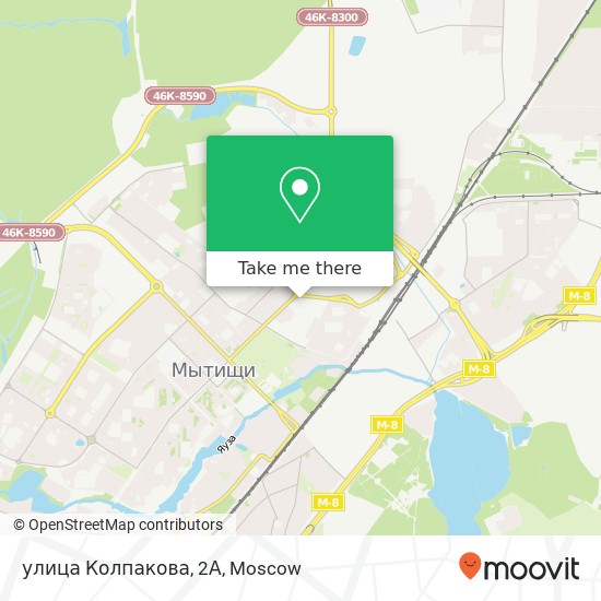 улица Колпакова, 2А map