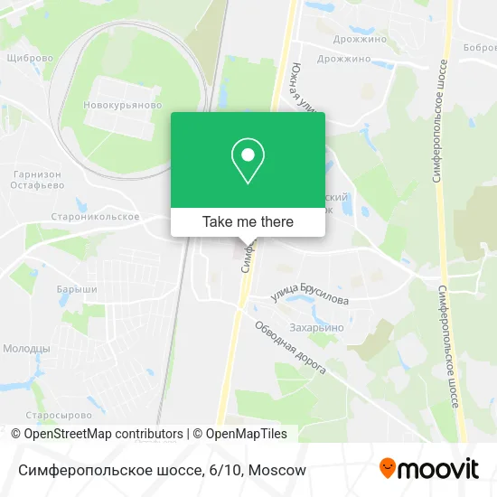 Симферопольское шоссе, 6/10 map