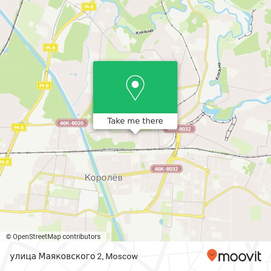 улица Маяковского 2 map