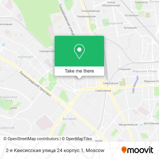 2-я Квесисская улица 24 корпус 1 map