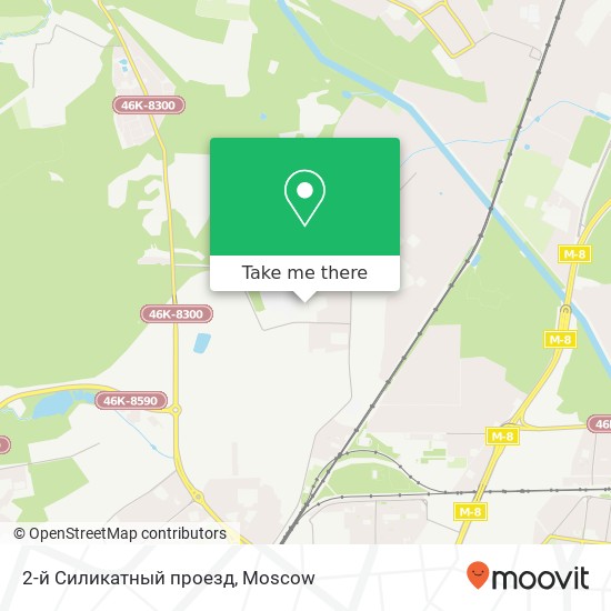 2-й Силикатный проезд map