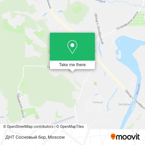 ДНТ Сосновый бор map