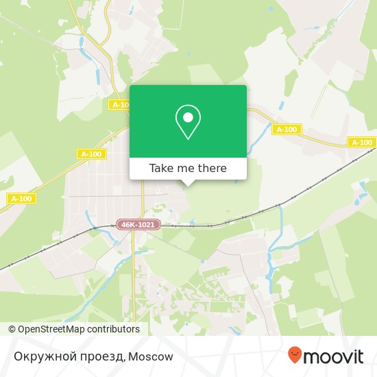 Окружной проезд map