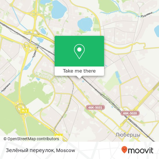 Зелёный переулок map