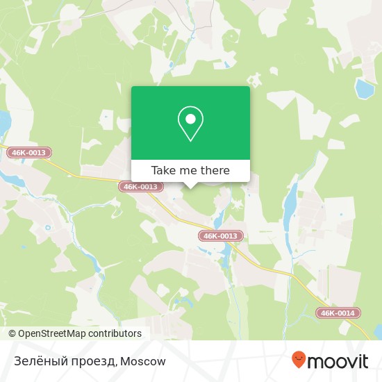 Зелёный проезд map