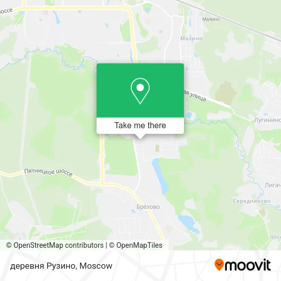 деревня Рузино map