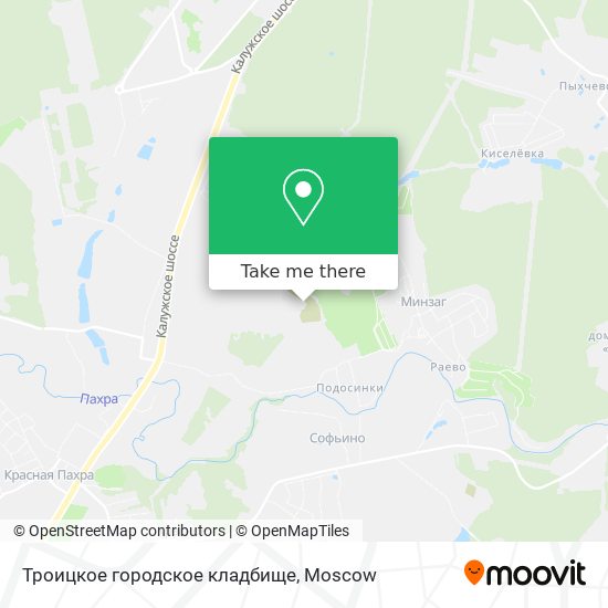 Троицкое городское кладбище map