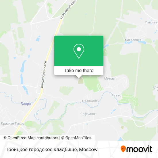 Троицкое городское кладбище map