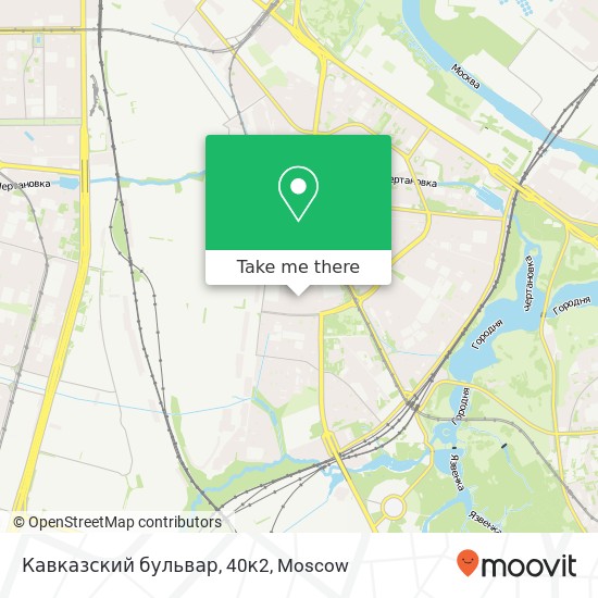 Кавказский бульвар, 40к2 map