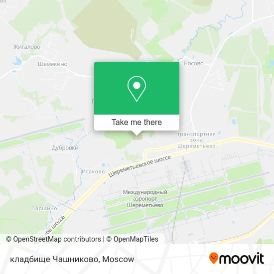кладбище Чашниково map