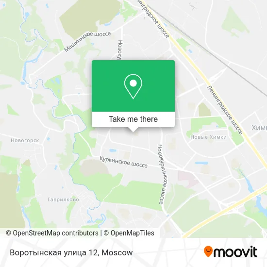 Воротынская улица 12 map