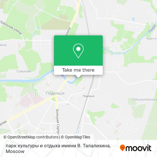 парк культуры и отдыха имени В. Талалихина map