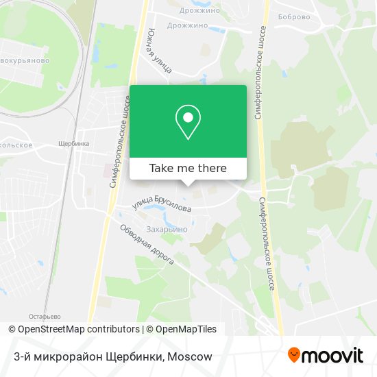 3-й микрорайон Щербинки map