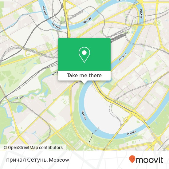 причал Сетунь map