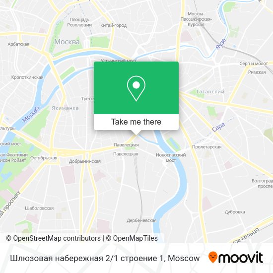 Шлюзовая набережная 2 / 1 строение 1 map
