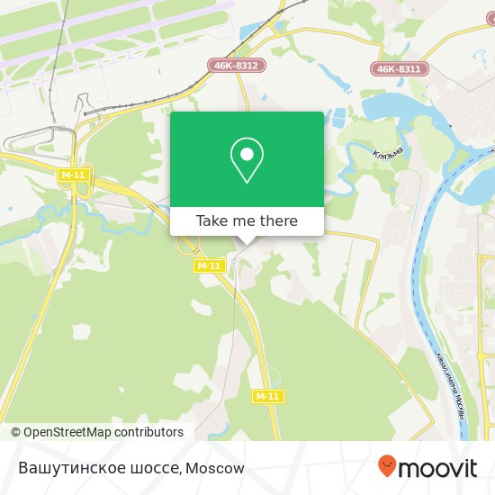 Вашутинское шоссе map