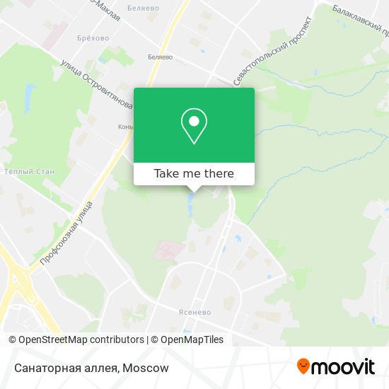 Санаторная аллея map
