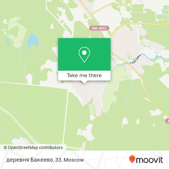 деревня Бакеево, 33 map