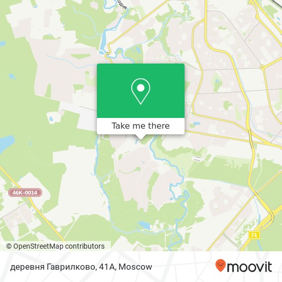 деревня Гаврилково, 41А map