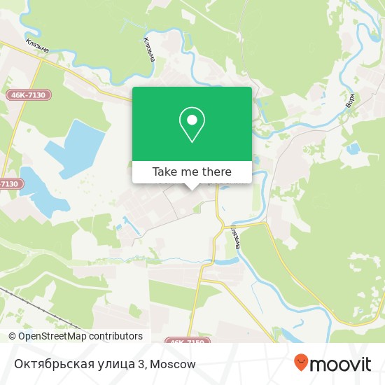 Октябрьская улица 3 map