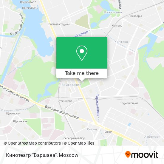 Кинотеатр "Варшава" map