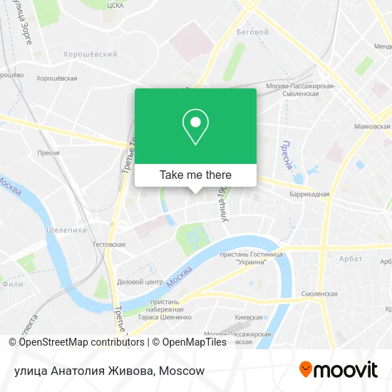 улица Анатолия Живова map