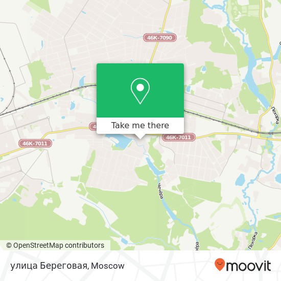 улица Береговая map