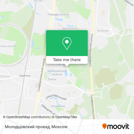 Молодцовский проезд map