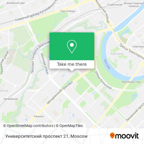 Университетский проспект 21 map